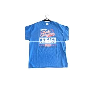 Gildan Chicago 2016 Historic World Champions T-Shirt Blue Mens XL Graphic Tee